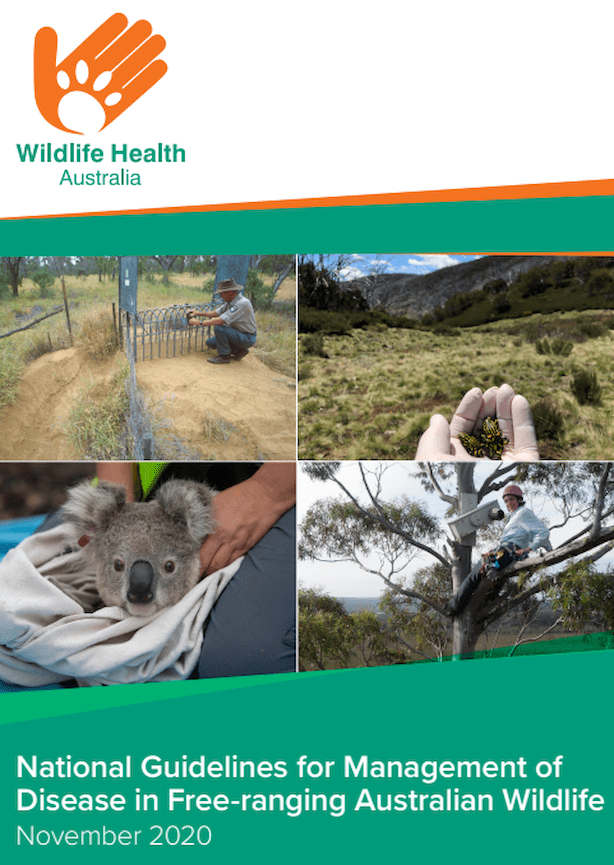 Front Page of Wildlife Health Management Guidelines